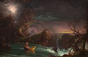 Thomas Cole The Voyage of Life:Manhood (mk13) oil on canvas